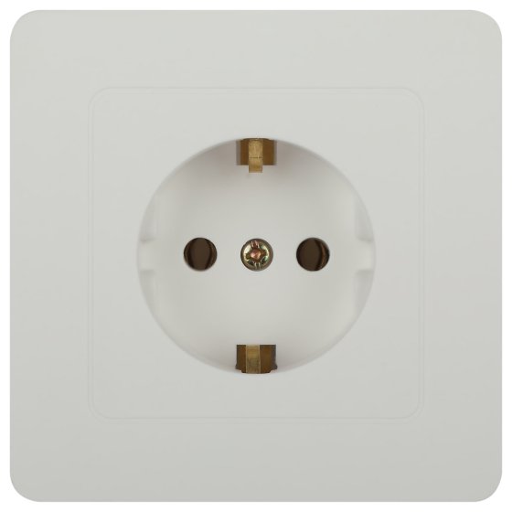 Фотография товара 'Эра Розетка Intro 7-202-01 Style с заземлением 2P+E Schuko, 16А-250В, IP20, СУ, белый Б0060619'