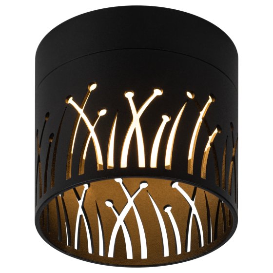 Фотография товара 'Эра Светильник настенно-потолочный спот OL54 BK под лампу GX53 черный Б0061192'