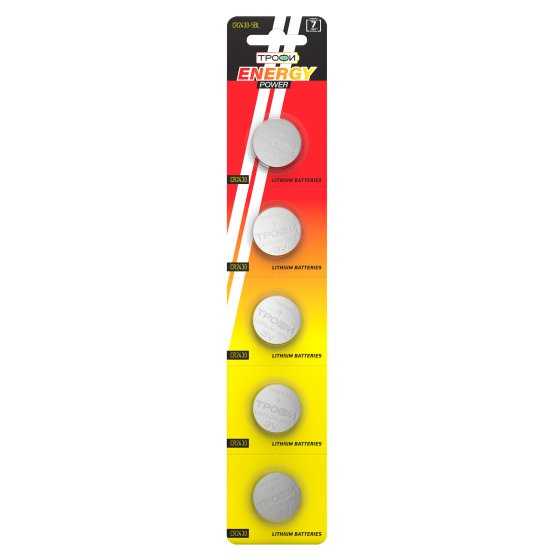 Фотография товара 'Эра Батарейки Трофи CR2430 5BL ENERGY POWER Lithium C0034061'