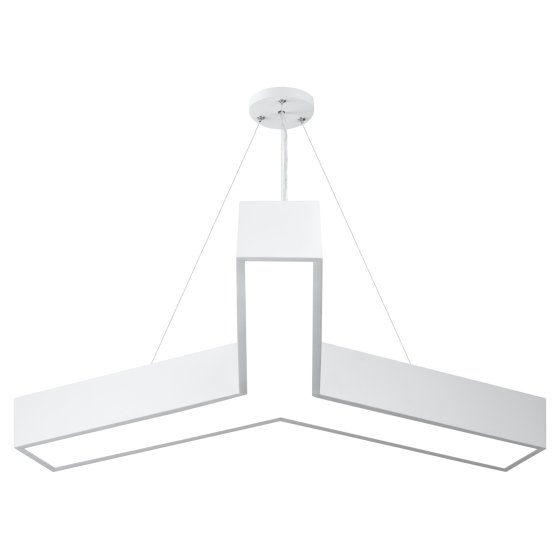 Фотография товара 'Эра Светильник LED Geometria SPO-142-W-40K-044 Igrek 44Вт 4000K 3000Лм IP40 800*80 белый подвесной драйвер внутри Б0058886'