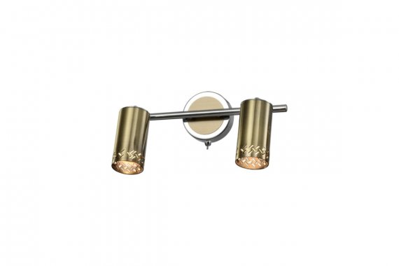 Фотография товара 'Эра Б0051218 Светильник настенно-потолочный спот Rivoli Alosia 7019-702 2* GU10 25 Вт'