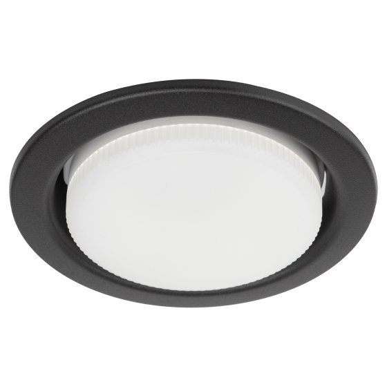 Фотография товара 'Эра Встраиваемый светильник под лампу GX53 KL35 SBK (к) черный матовый Б0055813'