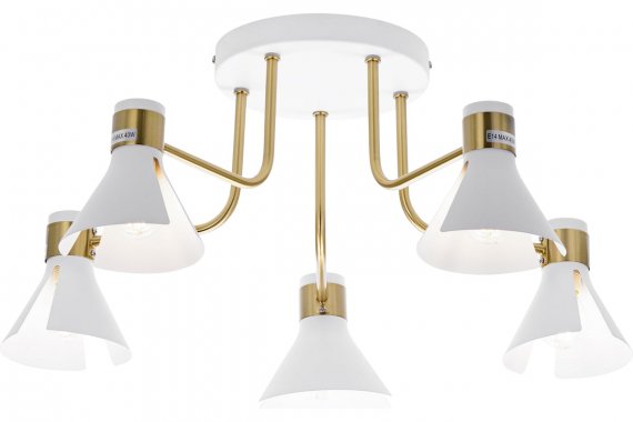 Фотография товара 'Эра Б0054697 Люстра Rivoli Maira 7054-735 5 х Е14 40 Вт'