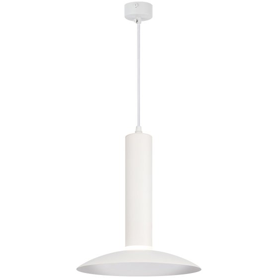 Фотография товара 'Эра Светильник подвесной (подвес) PL14 WH MR16 GU10 потолочный цилиндр белый Б0061407'