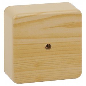 Фотография товара 'Эра Распаячная коробка BS-P-50-50-20 без клеммы 50х50х20мм сосна IP40 Б0058702'