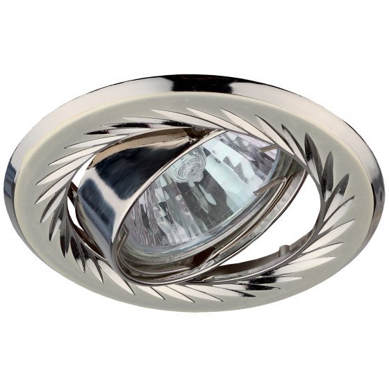 Фотография товара 'Эра Светильник литой поворотный с гравировкой по кругу MR16,12V/220V, 50W, C0043676'