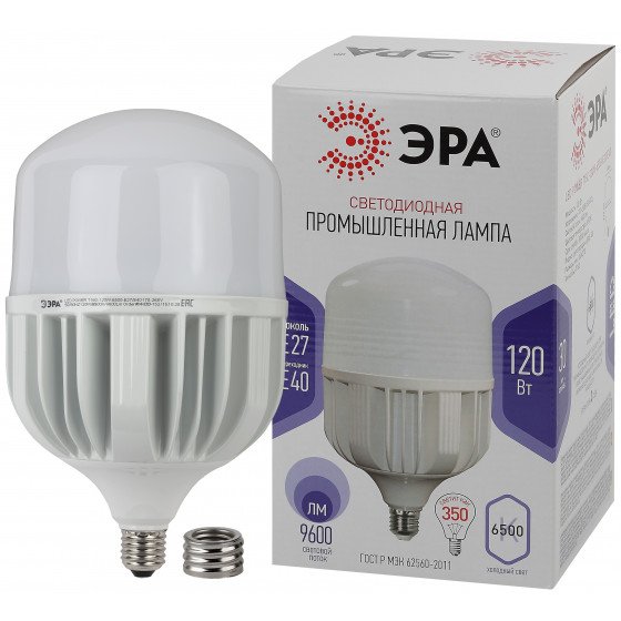 Фотография товара 'Эра LED POWER T160-120W-6500-E27/E40 (диод, колокол, 120Вт, холодный, E27/E40) (6/144), Б0049104'