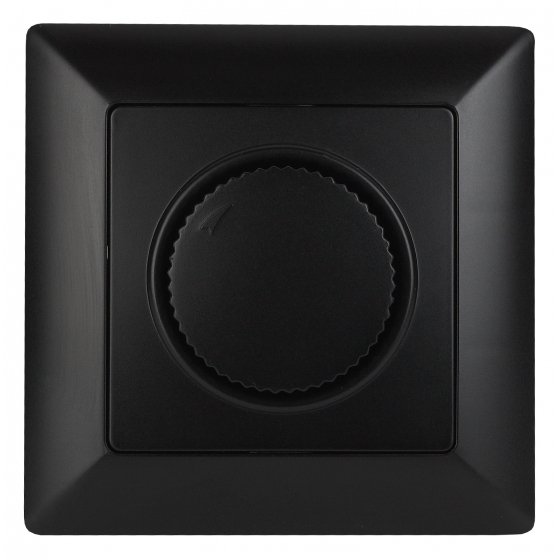 Фотография товара 'Эра Светорегулятор Intro Solo 4-401-05 поворотный, 600Вт 230В, IP20, СУ, антрацит Б0053709'