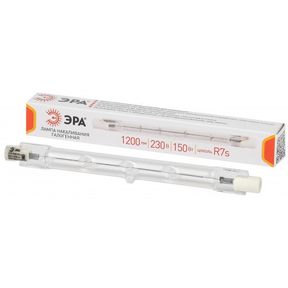 Фотография товара 'Эра J118-150W-R7s-230V (галоген, J118, 150Вт, R7s) (10/500/18000), Б0048493'