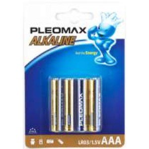 Фотография товара 'Эра Батарейки Pleomax LR03-4BL Alkaline C0019241'