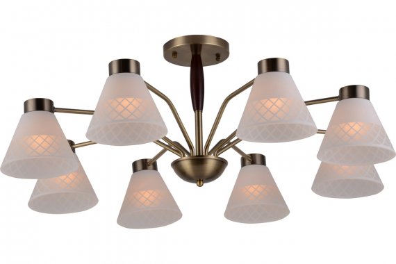 Фотография товара 'Эра Б0050311 Люстра Rivoli Meta 2058-308 8 х Е27 40 Вт'