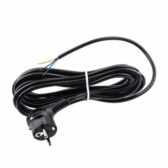 Фотография товара 'Эра Шнур сетевой с вилкой ЭРА UX-3x0,75-5m-B с заземлением 5м ПВС 3x0,75мм2, Б0048695'