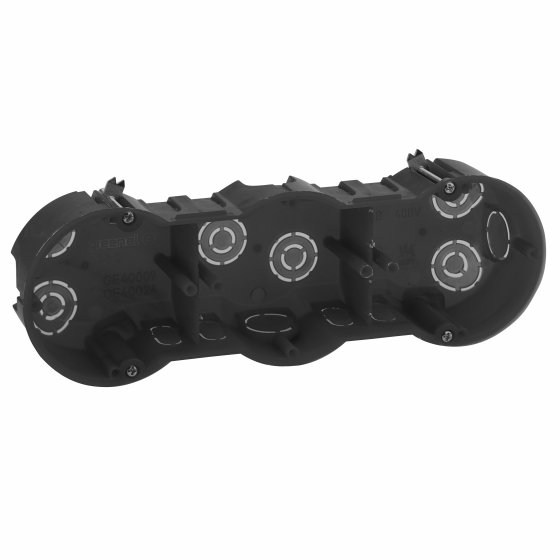 Фотография товара 'Эра Коробка установочная КУП 3-х местная 212х70х45мм для полых стен, Б0051422'