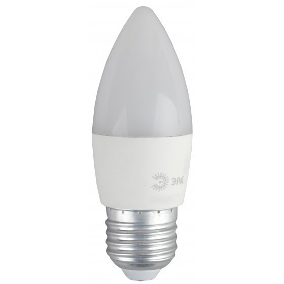 Фотография товара 'Эра Лампа светодиодная ECO LED B35-8W-840-E27 (диод, свеча, 8Вт, нейтр, E27) Б0030021'