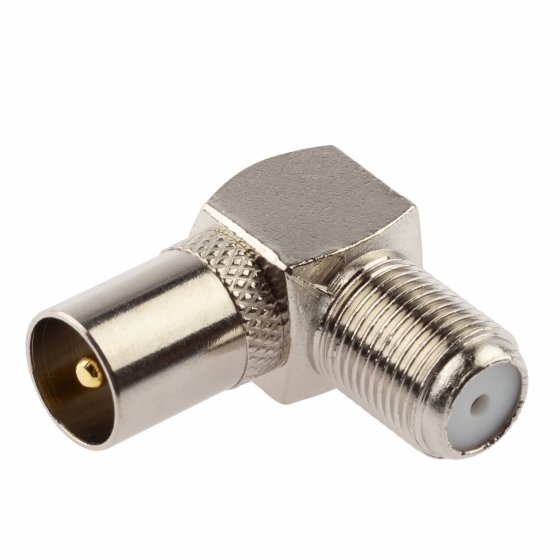 Фотография товара 'Эра Переход гнездо F-штекер TV угловой, simple, Б0048298'