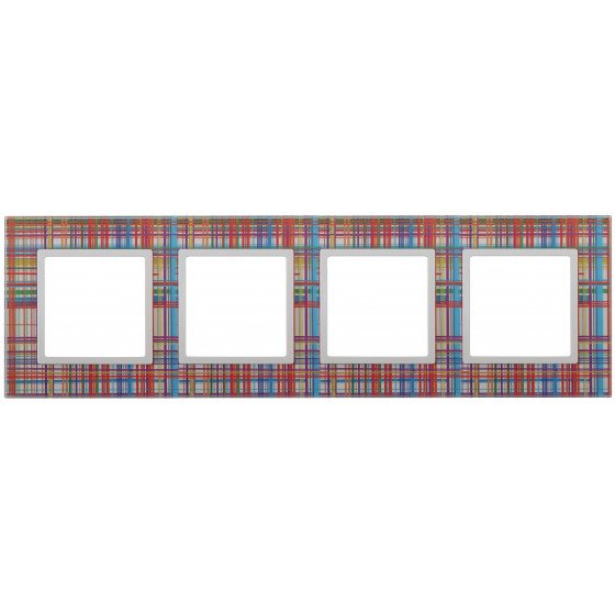 Фотография товара 'Эра Рамка на 4 поста, стекло, Эра Elegance, Б0034523'