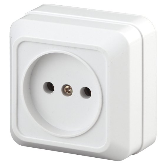 Фотография товара 'Эра Розетка 2P, 16А-250В, IP20, ОУ, Quadro, белый (10/200/3600) Б0027646'