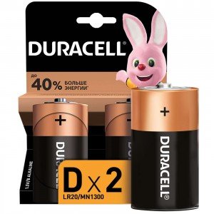 Фотография товара 'Эра Duracell LR20-2BL NEW (2/20/3300) Б0014055'