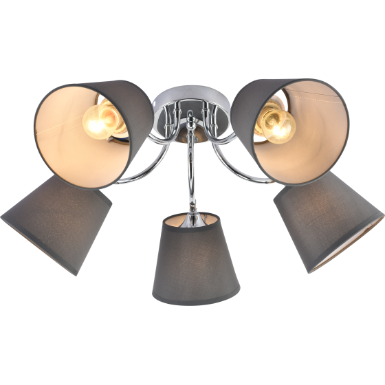 Фотография товара 'Эра Люстра Rivoli Alexa 9163-305 5 х Е27 60 Вт модерн Б0059974'