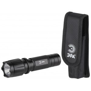 Фотография товара 'Эра Светодиодный фонарь HT1W ручной на батарейках алюминиевый с чехлом C0028898'