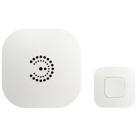 Фотография товара 'Эра Звонок дверной BIONIC White беспроводной белый 36 мелодий Б0061074'