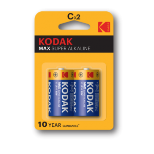 Фотография товара 'Эра Батарейки Kodak LR14-2BL MAX SUPER Alkaline Б0005123'