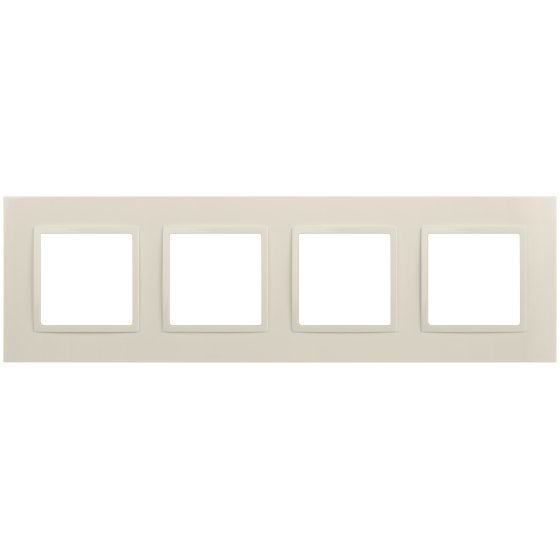 Фотография товара 'Эра Рамка для розеток и выключателей Elegance 14-5014-02 Classic, на 4 поста, слоновая кость Б0060587'