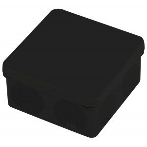 Фотография товара 'Эра Распаячная коробка KOR-80-80-40-9g-2MP-B двухкомпонентная HF стойкая к УФ 80х80х40мм черная прямой монтаж IP67 Б0062822'