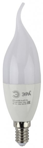 Фотография товара 'Эра Лампа светодиодная LED BXS-9W-827-E14 (диод, свеча на ветру, 9Вт, тепл, E14) Б0027973'