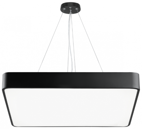 Фотография товара 'Эра Светильник LED Geometria SPO-163-B-40K-050 Quadro 50Вт 4000К 3700Лм IP40 600*600*80 черный подвесной драйвер внутри Б0058895'