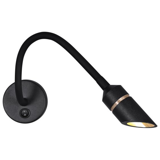 Фотография товара 'Эра Светильник настенный WL47 BK 3000K 3Вт IP20 черный Б0059816'