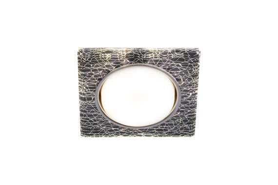 Фотография товара 'Эра Б0057469 Встраиваемый светильник со светодиодной подсветкой DK LD50 WH/BK GX53'