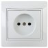 Фотография товара 'Эра Розетка 2P, 16А-250В, IP20, СУ, Plano, белый (10/200/2400) Б0027607'