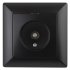 Фотография товара 'Эра Розетка Intro Solo 4-301-05 TV одиночная, СУ, антрацит Б0043372'