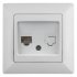 Фотография товара 'Эра Розетка Intro Solo 4-303-01 информационная RJ45, СУ, белый Б0043382'