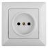 Фотография товара 'Эра Розетка Intro Solo 4-201-01 без заземления 2P, 16А-250В, IP20, СУ, белый Б0053641'