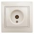Фотография товара 'Эра Розетка Intro Plano 1-301-02 TV одиночная, IP20, СУ, слоновая кость Б0027618'