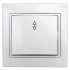 Фотография товара 'Эра Переключатель, 10А-250В, СУ, б.л., Plano, белый (10/200/2400) Б0038824'