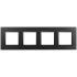 Фотография товара 'Эра Рамка для розеток и выключателей Elegance 14-5014-05 Classic, на 4 поста, антрацит Б0060590'
