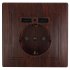 Фотография товара 'Эра Розетка+USB, IP20, СУ, Plano, венге (10/100/2500) Б0043251'