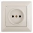 Фотография товара 'Эра Розетка Intro Solo 4-201-02 без заземления 2P, 16А-250В, IP20, СУ, слоновая кость Б0053642'
