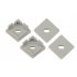 Фотография товара 'Эра Набор заглушек для профиля CAB280, 4 сквозные квадратные Б0039454'