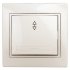 Фотография товара 'Эра Переключатель Intro Plano 1-103-02 одноклавишный 10А-250В, IP20, СУ, слоновая кость Б0053744'