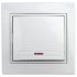 Фотография товара 'Эра Выключатель с подсветкой, 10А-250В, IP20, СУ, Plano, белый (10/200/2400) Б0027597'