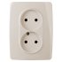 Фотография товара 'Эра Розетка 2X2P, 16АХ-250В, винт, Эра12, слоновая кость Б0031249'
