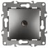Фотография товара 'Эра Розетка TV проходная, Эра12, графит Б0027437'