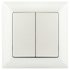 Фотография товара 'Эра Переключатель Intro Solo 4-107-06 двухклавишный, 10А-250В, IP20, СУ, перламутр Б0053614'