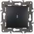 Фотография товара 'Эра Выключатель с подсветкой, 10АХ-250В, Эра Elegance, антрацит Б0034219'