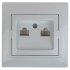 Фотография товара 'Эра Розетка Intro Plano 1-304-03 информационная двойная 2xRJ45, СУ, алюминий Б0043243'