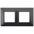Фотография товара 'Эра Рамка на 2 поста, Эра Elegance, антрацит Б0034391'